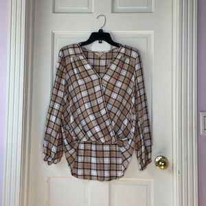 Plaid Blouse